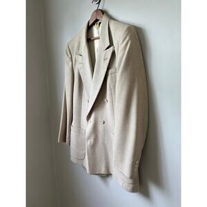 Vintage 70s/80s Pierre Cardin Double Breasted Summer Blazer
